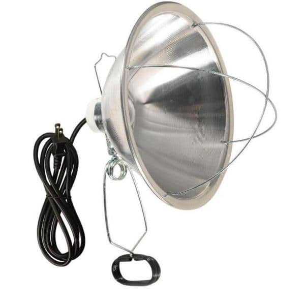 Heat Lamp With 10 In Reflector, Clamp On Lights Home Depot