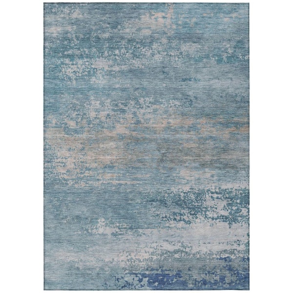 Addison Rugs Chantille Machine Washable Indoor/Outdoor Abstract ACN2071 Sky 5 ft. x 7 ft. 6 in. Area Rug