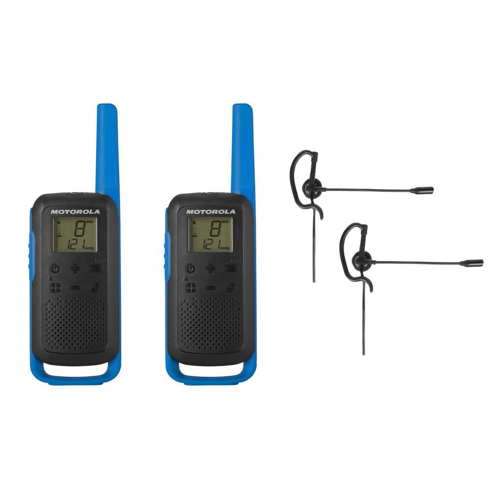 MOTOROLA SOLUTIONS Talkabout T270 2-Way Radio Bundle with Single Ear Boom  Mircophone T270-BNDL-1 The Home Depot