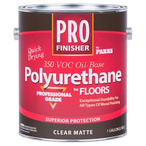 Pro Finisher 1 gal. Clear Matte 350 VOC Oil-Based Polyurethane for Floors (4-Pack)