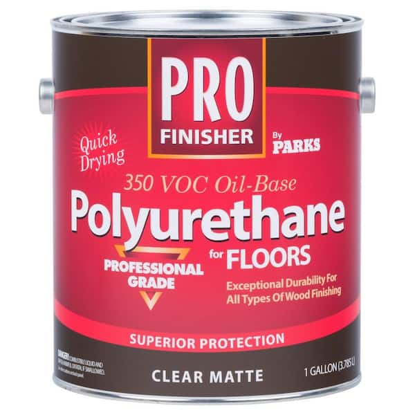 Rust-Oleum Parks Pro Finisher 1 gal. Clear Matte 350 VOC Oil-Based Polyurethane for Floors