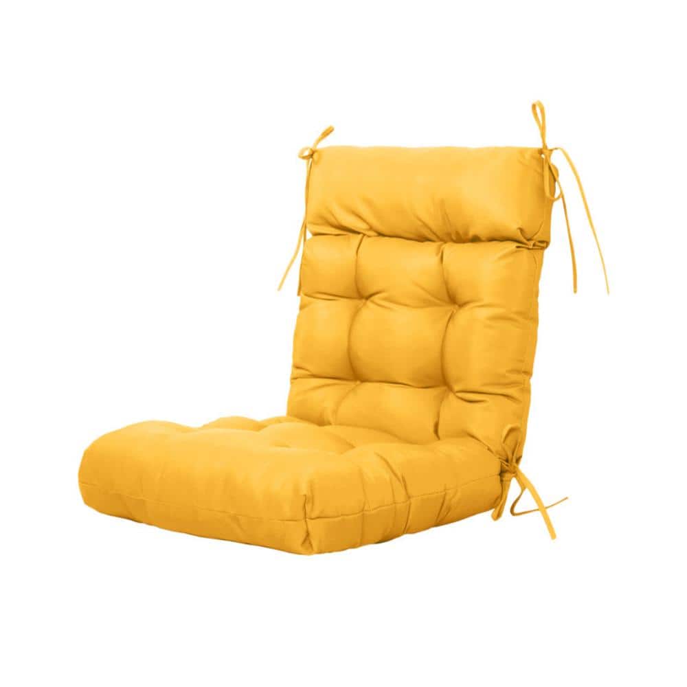"Adirondack Outdoor Chair Cushion 44x21x4"" 100% Polyester with Recycled Filling for Wicker Patio Furniture,Golden Yellow" price history on PriceWatchPro