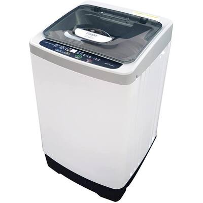 1.38 cu. ft. Compact Top Load Washer with Stainless Steel Drum 18.5 in. in White