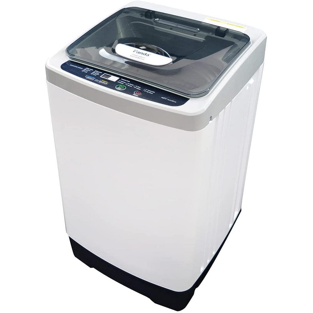 1.38 cu. ft. White Portable Top Load Washer Compact Washing Machine with Stainless Steel Tub
