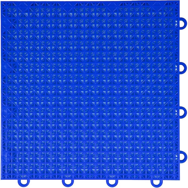 ProGame Outdoor Court Tiles, Blue, 12 in. x 12 in. (40 Tiles, 40 sq. ft.)
