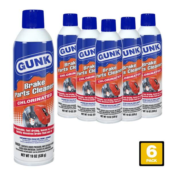 GUNK 19 oz. Chlorinated Brake Cleaner Pack of 6 M720/6 The Home Depot