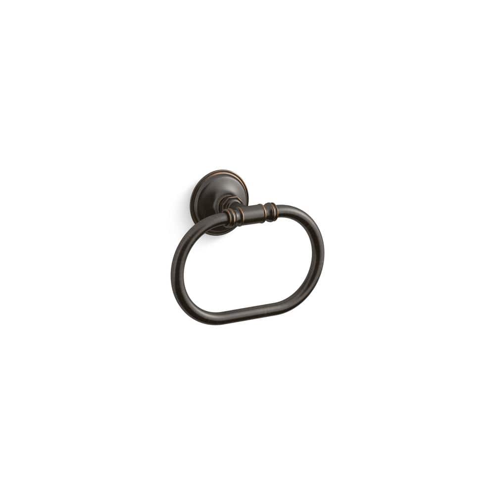Eclectic Oil-Rubbed Bronze Wall Mounted Towel Arm