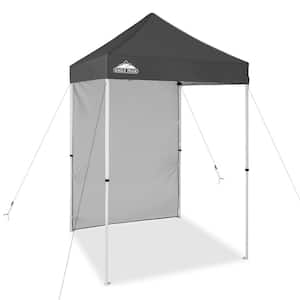 5 ft. x 5 ft. Blue Pop Up Canopy with 1 Removable Sunwall