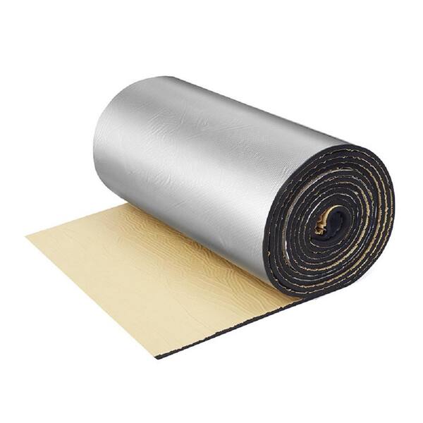 Wellco 39.4 in. x 118 in. Self-Adhensive Car Heat Sound Deadening Insulation Aluminum Foil Reflective Insulation