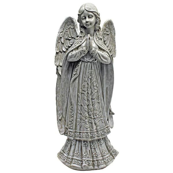 Design Toscano 22.5 in. H Angelic Messenger Garden Angel Statue