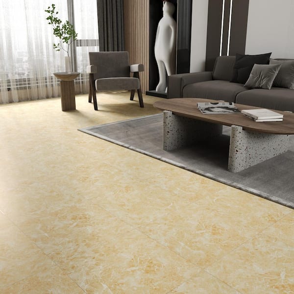 Armstrong Multistone Warm Gray 12 in. x 12 in. Residential Peel and Stick Vinyl Tile Flooring (45 sq. ft. / case)