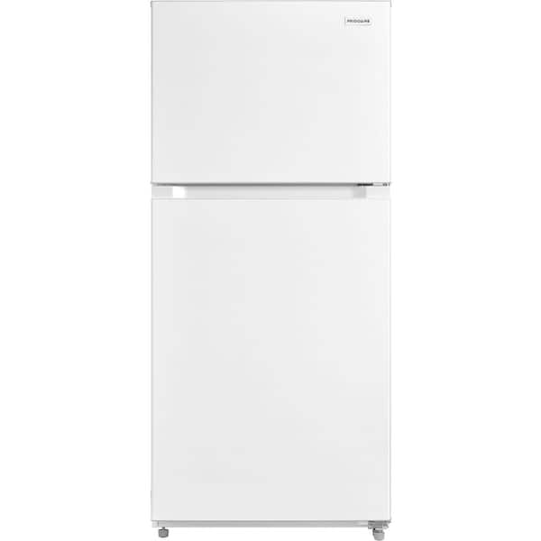 29.7 in. 19 cu. ft. Standard Depth Garage Ready Top Freezer Refrigerator in White w/ Humidity-Controlled Crisper Drawers