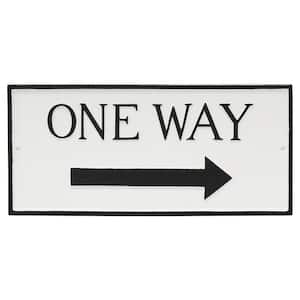 Brady 24 in. x 18 in. Aluminum One Way Sign 94197 - The Home Depot