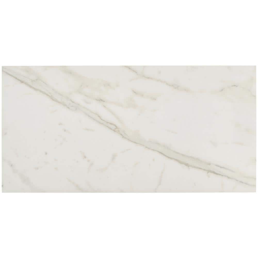 Stazzema Calacatta Large Format Polished Porcelain Tile