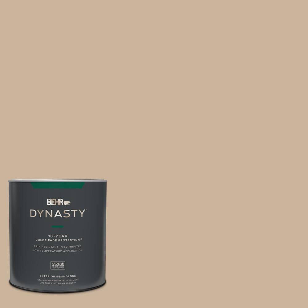 BEHR DYNASTY 1 qt. PPU407 Mushroom Bisque SemiGloss Enamel Exterior