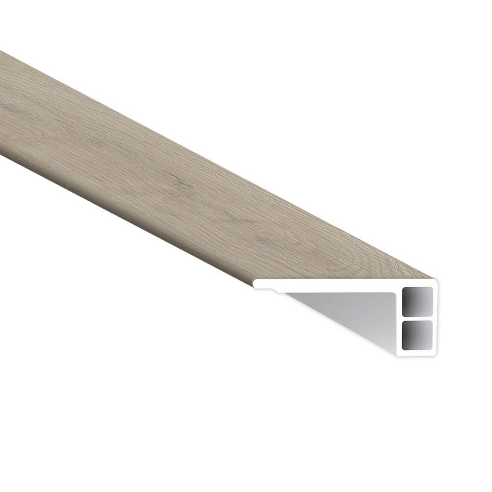 Highland Lake 0.75 in. T x 2.75 in. W x 94 in. L Eased Edge Flush Stair Nose Molding price history on PriceWatchPro
