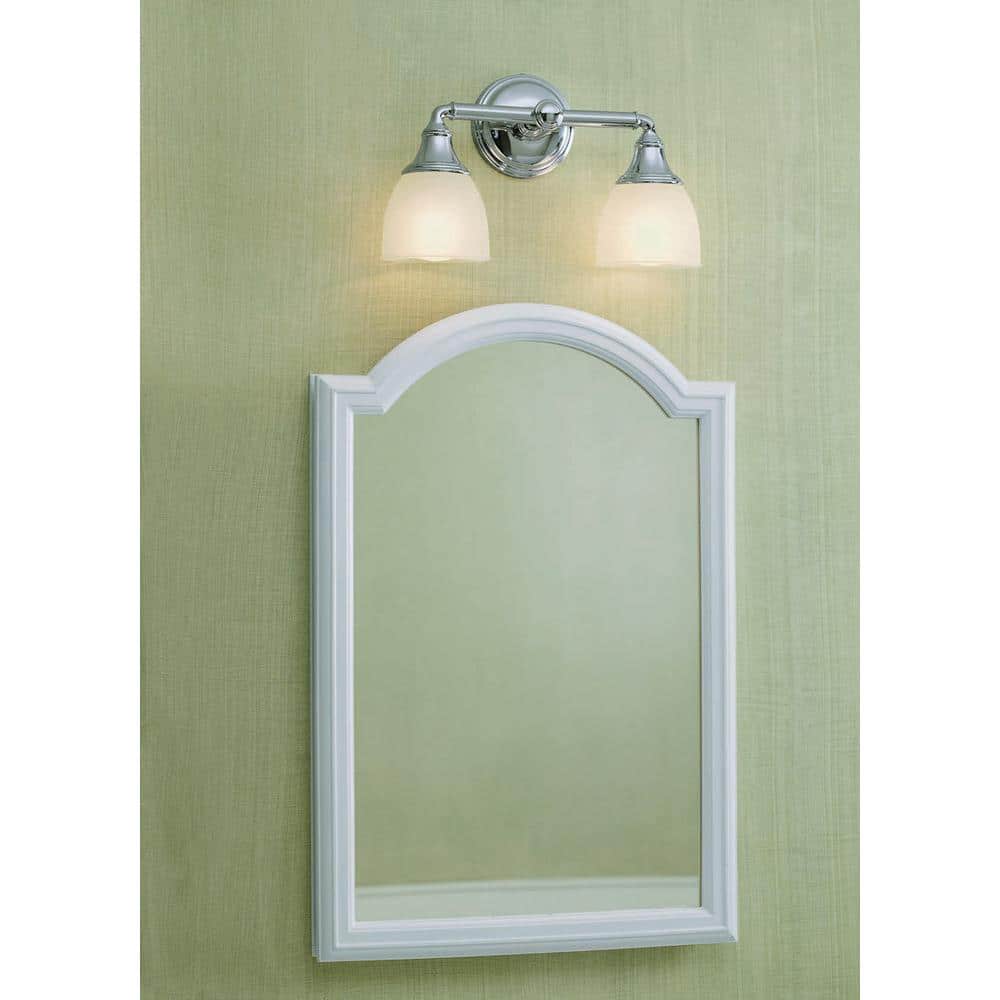 Devonshire Elegance 2-Light Oil-Rubbed Bronze Bathroom Vanity Lantern
