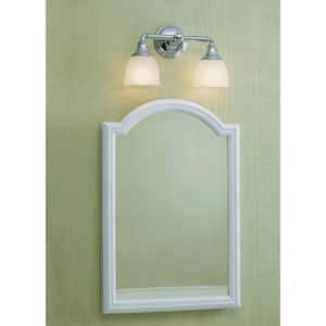 Devonshire 2 Light Oil Rubbed Bronze Indoor Bathroom Vanity Light Fixture, Position Facing Up or Down, UL Listed