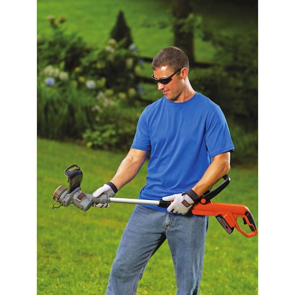 Black & Decker 18V Li-Ion Cordless Grass Trimmer, 12-in