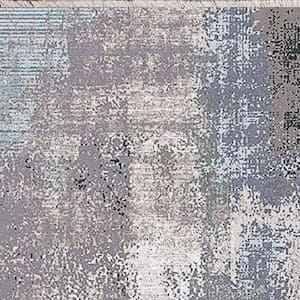Jazz 5 ft. 3 in. X 7 ft. 7 in. Multi Abstract Indoor Area Rug