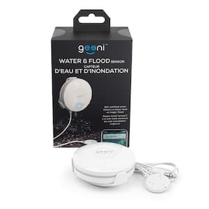 WIFI Water Leak Sensor and Alarm Smart Water and Flood Sensor Requires 2.4 GHz Wi-Fi App Notifications, No Hub Required