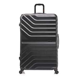 Aurum Light-Weight 32 in. Black Hardside Spinner Luggage Roller Suitcase