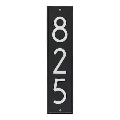 Large Rustic Wood Address Plaque B32001 - The Home Depot