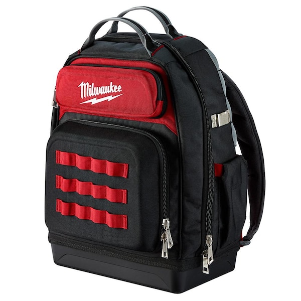 Milwaukee - Adjustable Electricians Work Waist Tool Belt with Ultimate Jobsite Backpack