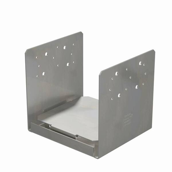 Simpson Strong-Tie ABU Stainless-Steel Adjustable Standoff Post Base for 8x8 Nominal Lumber