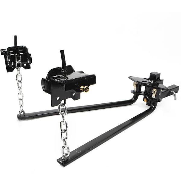 XtremepowerUS 10,000 lbs. 2 in. Shank Round Bar Weight Distribution Equalizer Bar Sway Control Hitch Kit