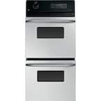 24 in. Double Electric Wall Oven in Stainless Steel