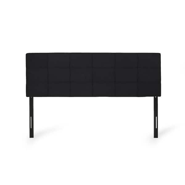 Noble House Marlene Black King Headboard