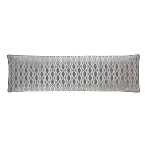 Bacoli Sterling Polyester Bolster Decorative Throw Pillow 15 x 52 in.