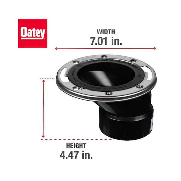 3O-Ring Closet Flange - Compression ABS (Black) MH350A