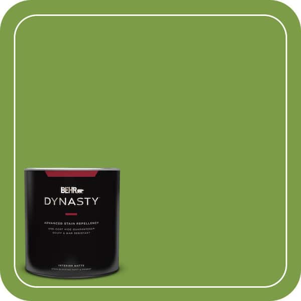 BEHR DYNASTY 1 qt. #420B-7 Pepper Grass Matte Interior Stain-Blocking Paint and Primer