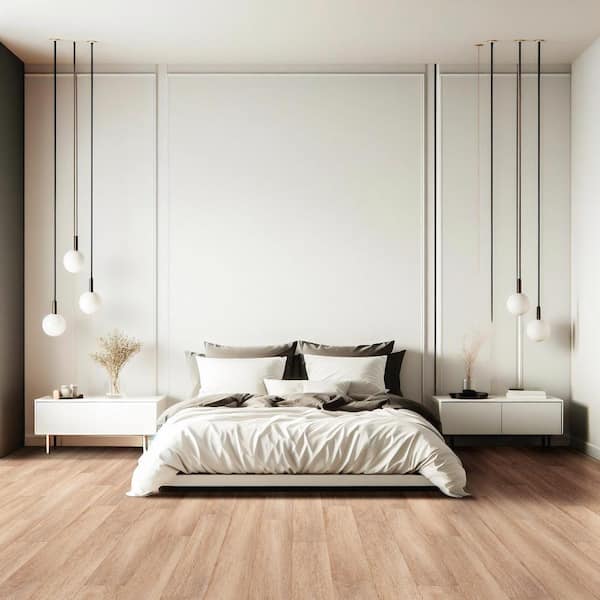 Brinley Hartley 20 MIL x 7 in. W x 48 in. L Waterproof Click Lock Luxury Vinyl Plank Flooring (23.8 sq. ft./case)