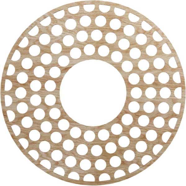 Ekena Millwork 0.375 in. x 36 in. x 36 in. Wood Medallion Moulding