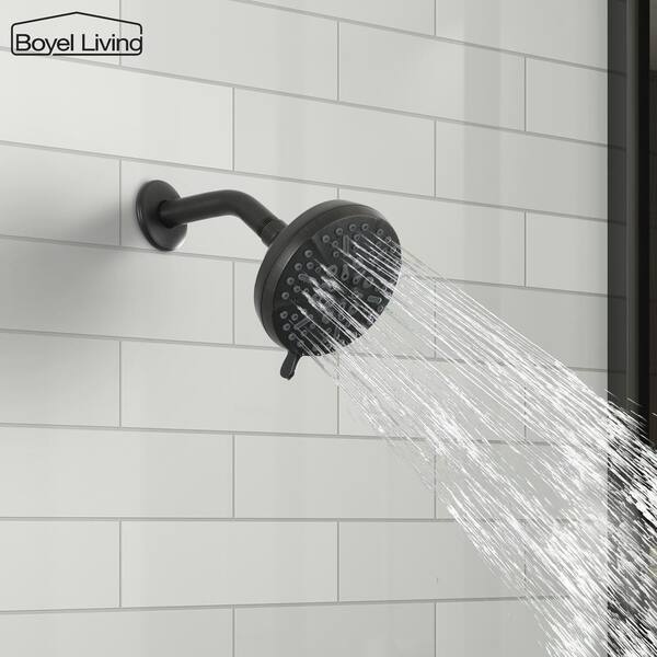 8 Rainfall Nozzle Shower Head - 19 Extended Arm - Oil Rubbed Bronze