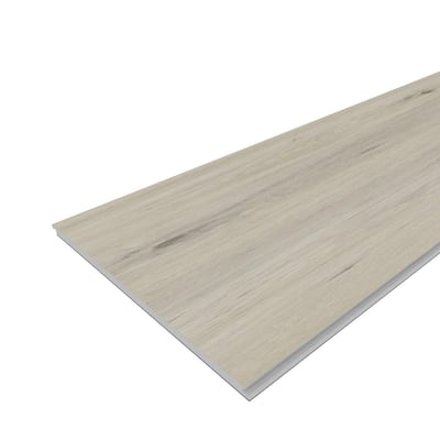 EverLux Elephant Gray 20 MIL x 8.8 in. W x 72 in. L Click Lock Waterproof Luxury Vinyl Plank Flooring (17.7 sqft/case)