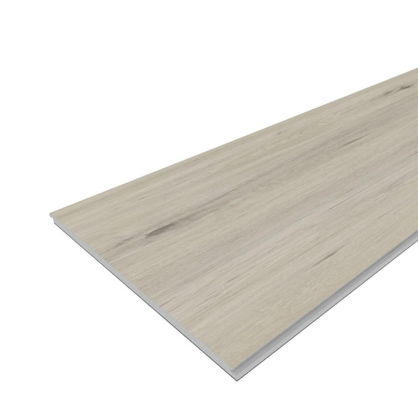 EverLux Elephant Gray 20 MIL x 8.8 in. W x 72 in. L Click Lock Waterproof Luxury Vinyl Plank Flooring (17.7 sqft/case)