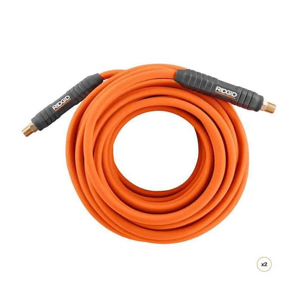 1/4 in. 50 ft. Lay Flat Air Hose (2-Count)