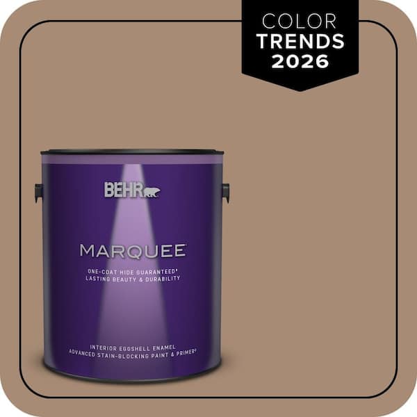 BEHR MARQUEE 1 gal. #N240-5 Rodeo Tan One-Coat Hide Eggshell Enamel Interior Paint & Primer