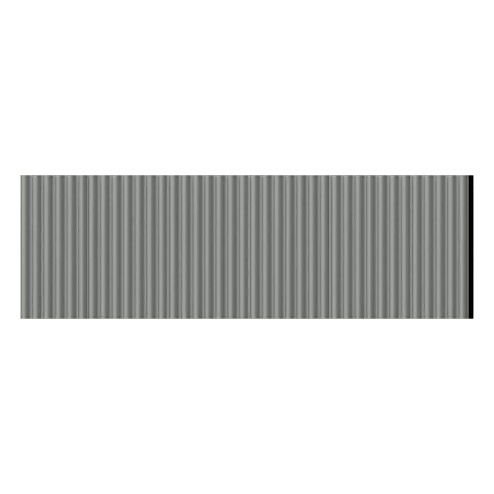 94.5 in Gray Primed Polyurethane Panel Moulding