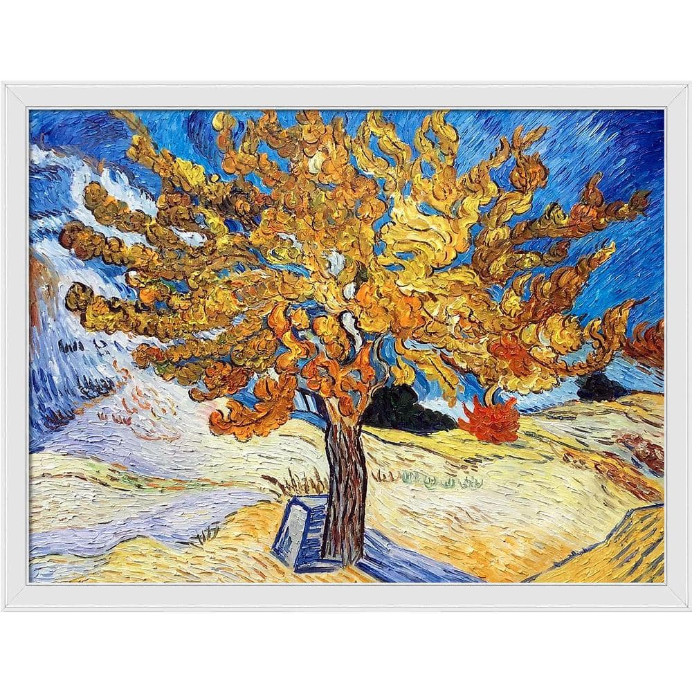 LA PASTICHE The Mulberry Tree by Vincent Van Gogh Galerie White Framed ...