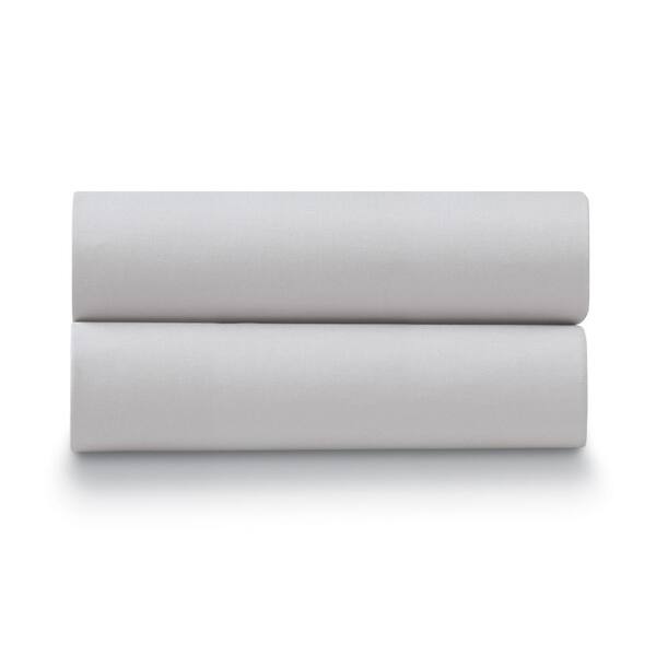 ELLA JAYNE 300TC Cotton Percale King/California King Light Gray Pillow Case Pair 300_2PPP_L_KCK