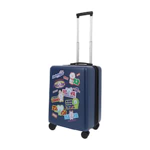 BT21 22 .5 in.  BLUE CARRY-ON LUGGAGE SUITCASE
