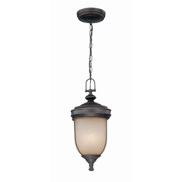 Illumine Designer 3-Light Outdoor Dark Bronze Incandescent Hanging Light