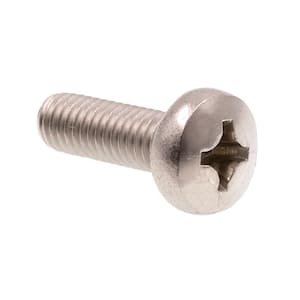 M8-1.25x50MM Pan Hd Grade A2-70 Stainless Phil 10 Pack Machine Screw