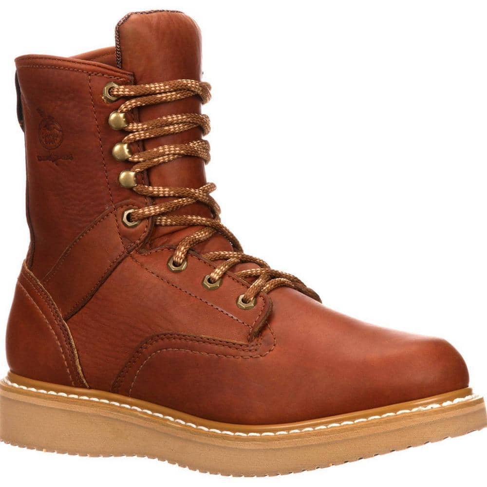 GEORGIA BOOT Men's Wedge Work Boot - Soft Toe - Barracuda Gold