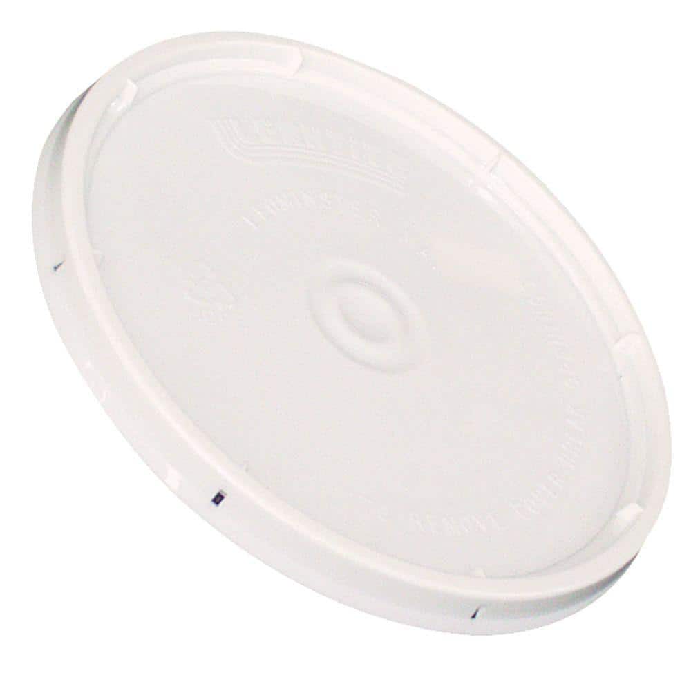 Leaktite 2gal. White Plastic Bucket Lid (Pack of 3) 209323 The Home Depot
